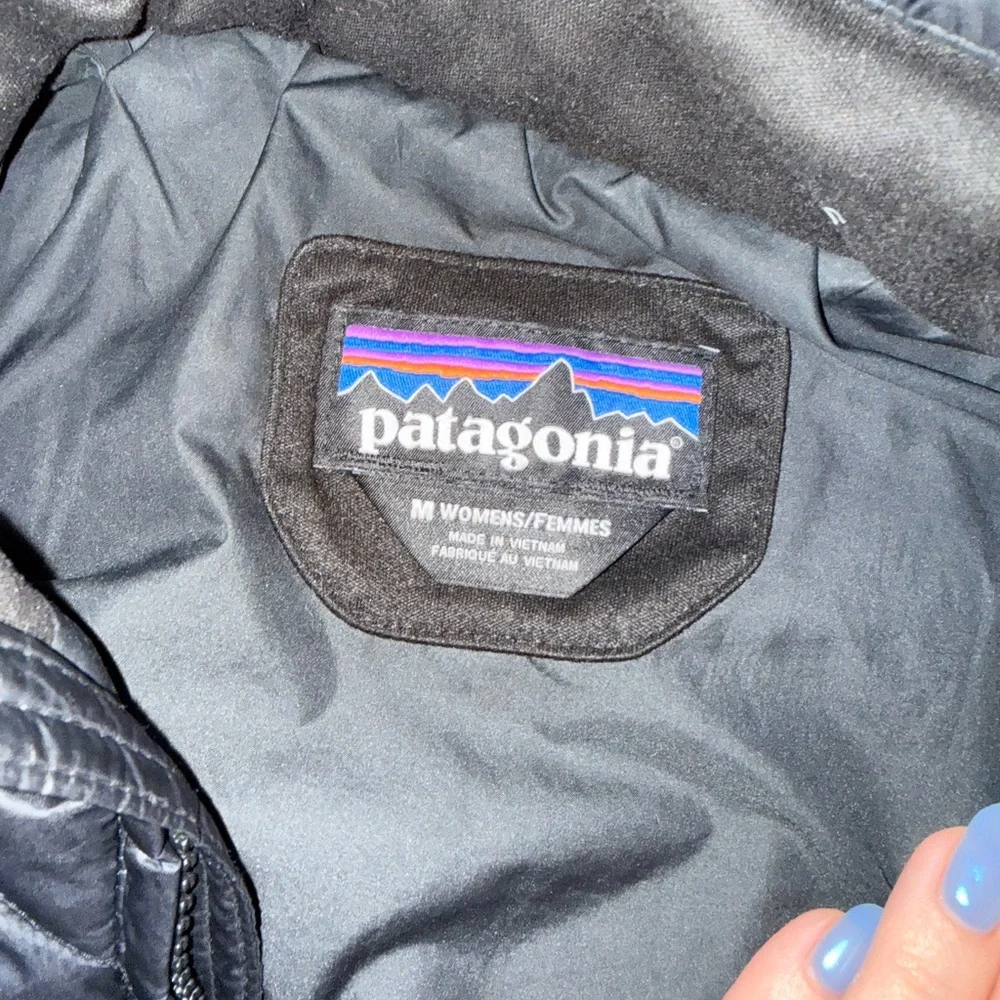 Patagonia Black RADALIE INSULATED PARKA jacket coat medium - Picture 6 of 8